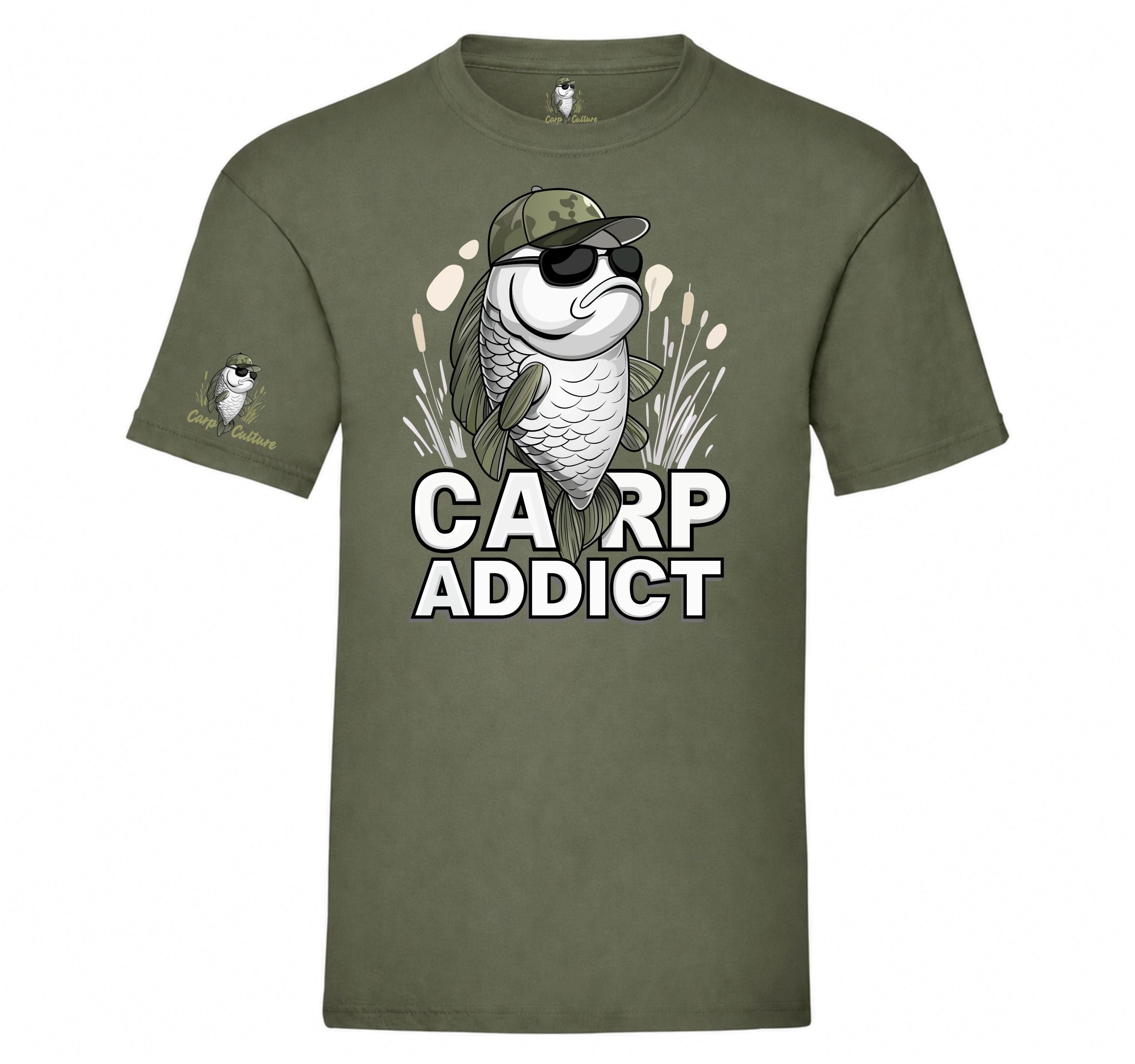 Carp Addict - Carp Fishing T-Shirt