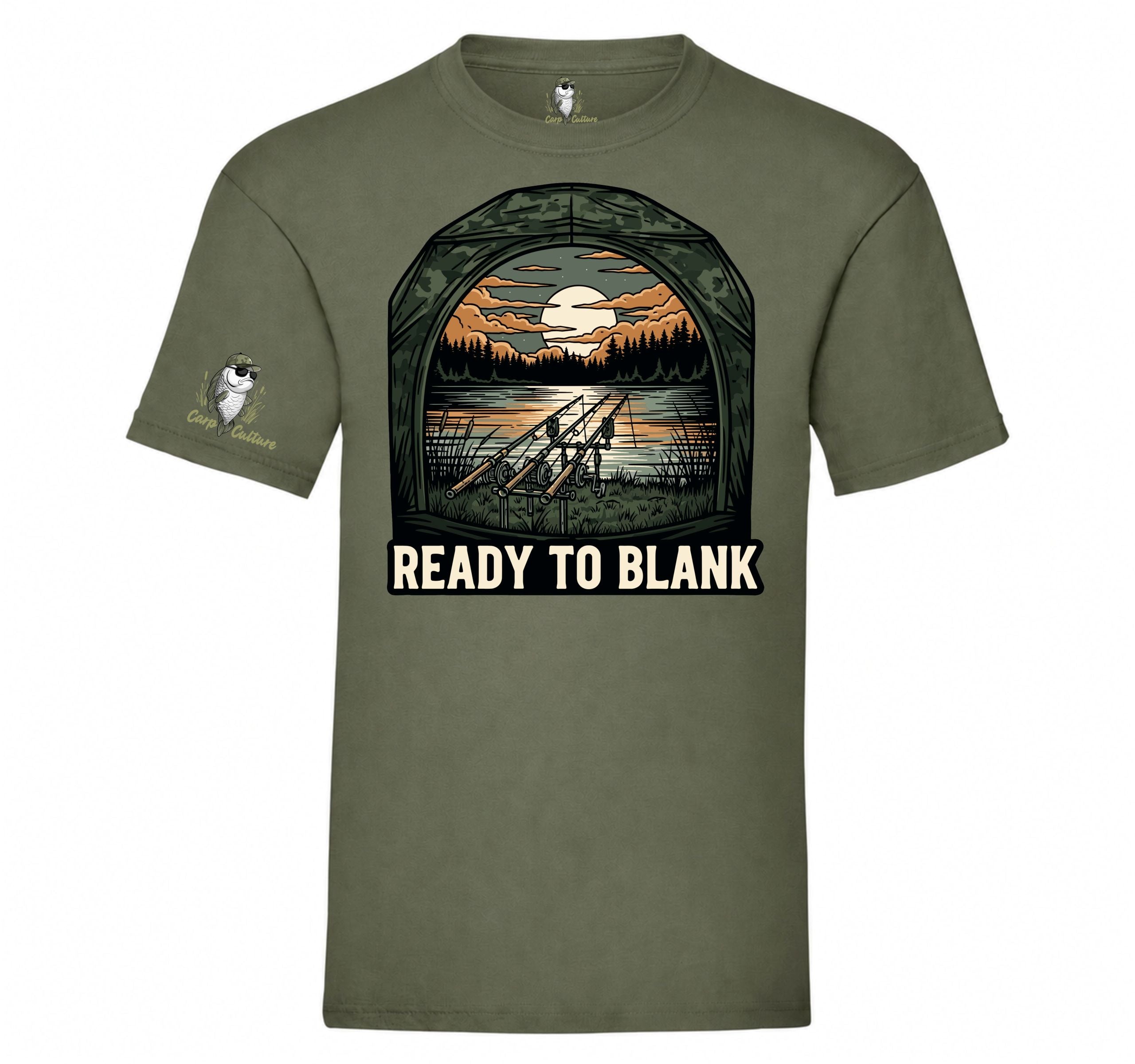 Ready to Blank - Carp Fishing T-Shirt